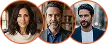 Avatars van tevreden Zhodrumean gebruikers